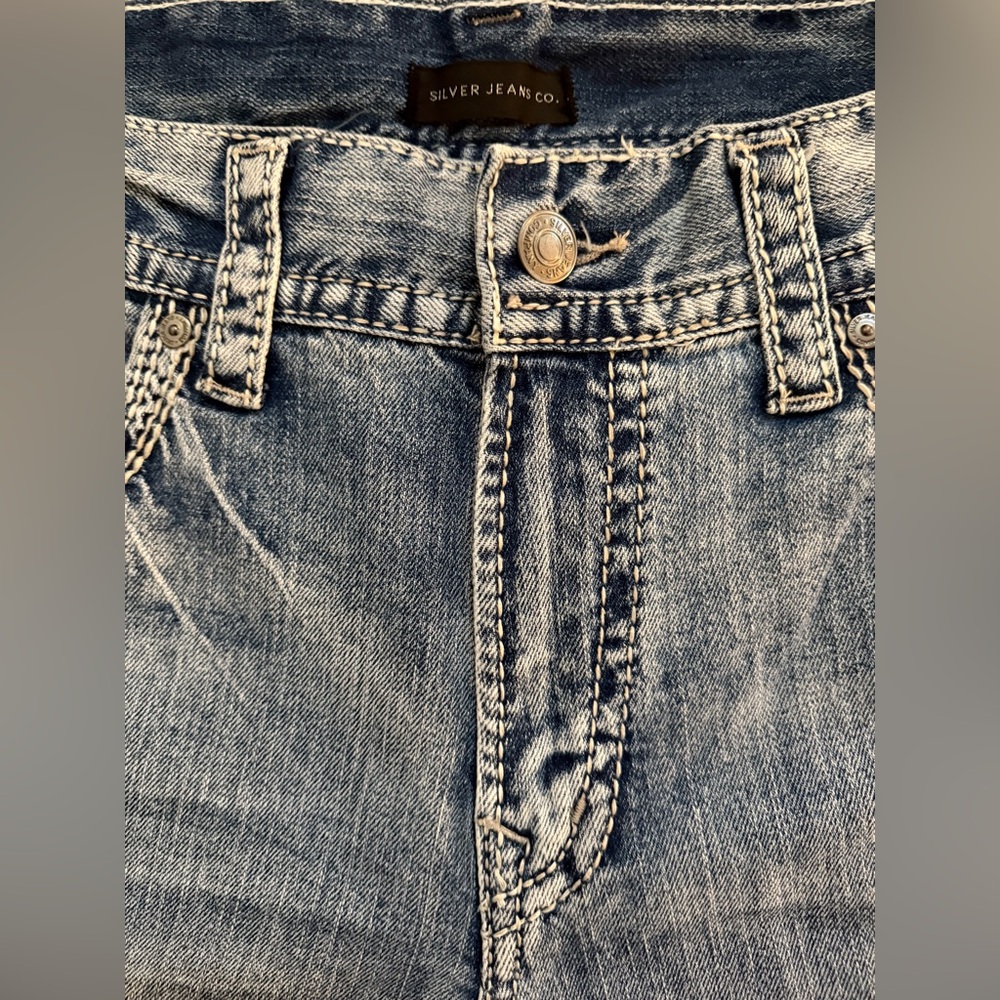 Men’s Silver Gordie Jeans Size 36/36 - Picture 4 of 7